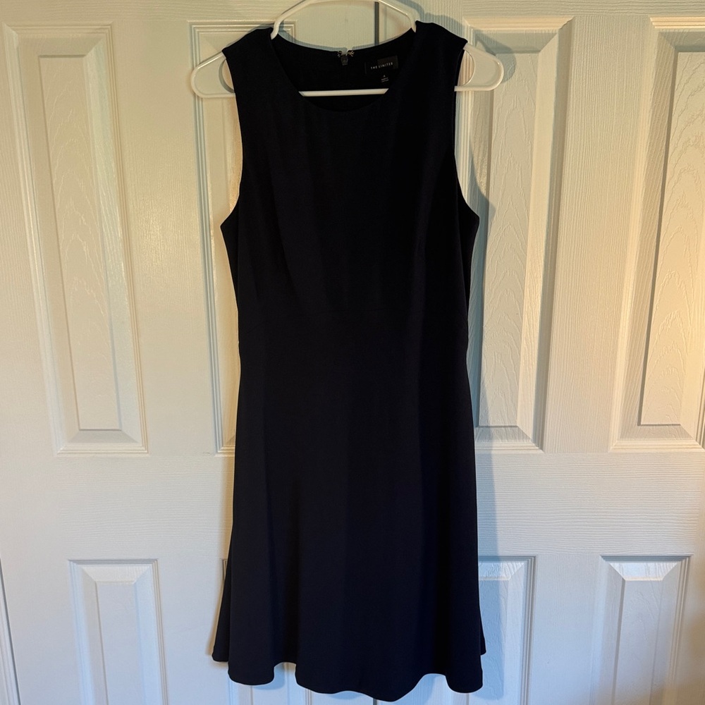 The Limited Elegant Navy Sleeveless Dress